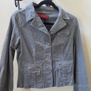 Corduroy tailored jacket, grey